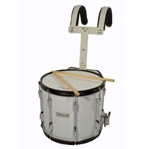 MPM Marsch Snare, Marching Drum 35x30cm (14x12), weiß  
