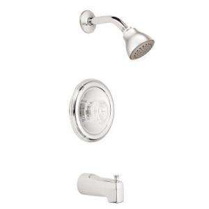   Single Handle Tub and Shower Faucet in Chrome 2353 at The Home Depot