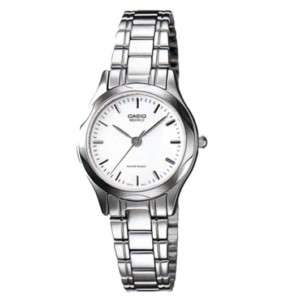   7A LADIES STAINLESS STEEL ANALOG CASUAL DRESS WATCH WHITE DIAL  