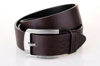   Mens Belt Genuine Leather Wolf Waist30 46 Fashion Black/Brown  