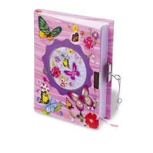 Tagebuch mit Schloss, Schmetterlinge  Spielzeug