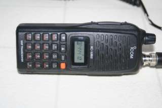 Icom IC U82 2 way radio walkie with Motorola mic and antenna  