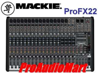 Mackie ProFX22 USB Mixer PRO FX 22 Channel w/Effects 22  