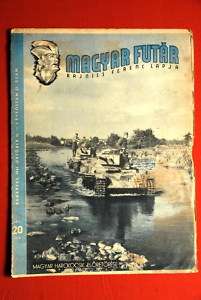 MAGYAR FUTAR TANK VINTAGE HUNGAR WWII MAGAZINE #21 1941  