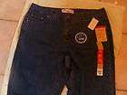 New Just My Size JMS Capri Blue Jeans Slimming Panel Classic Fit 1X 2X 