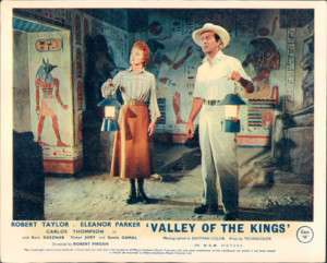 VALLEY OF THE KINGS ROBERT TAYLOR ELEANOR PARKER LOBBY  
