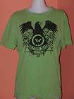 RIDE ON Eagle Shawn White  Neon Green T shirt Size Large
