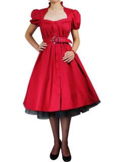 ROCKABILLY PINUP RETRO VINTAGE 50S SWING PARTY DRESS  