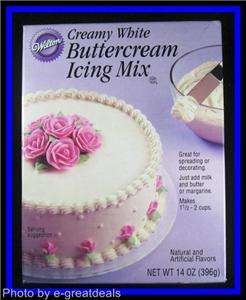 NEW Wilton ***WHITE BUTTERCREAM ICING MIX*** NIP  