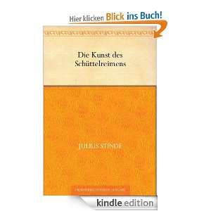   des Schüttelreimens eBook: Julius Stinde: .de: Kindle Shop