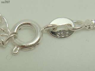   925 Sterling Silver charm ankle bracelets anklet chains sa707  