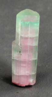 56 ct Super Top Quality Bi Color Double Terminated TOURMALINE Crystal 