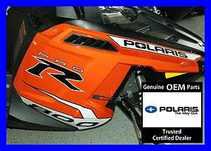 OEM 2012 Polaris Rush PRO R LE 800 Orange Side Panel Body Plastic Kit 