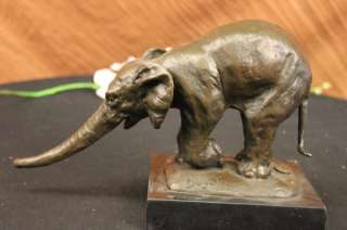 Elephant Begging bronze sculpture by Rembrandt Bugatti Figurine Art 