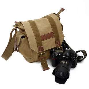   SLR Canvas Camera Bag Messenger Shoulder Bags Canon Nikon Sony 3 Color