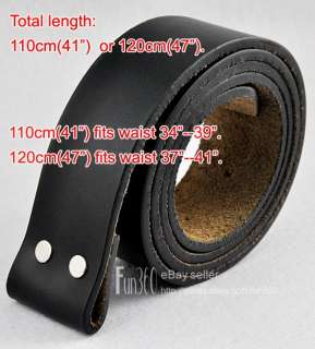   Genuine Leather Belt   Two Size   waist 34 39 / waist 37 41  