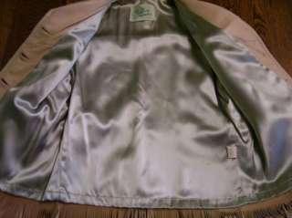   Deer Hide/Leather Fringed Contrast Stitch Western Jacket/Coat  
