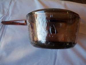   Ware Amber Vision 1 QT Teflon Lined Sauce Pan with Lid NEW  