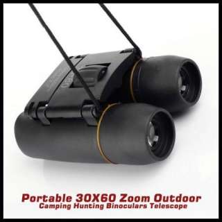 Portable 30X60 Zoom Outdoor Camping Hunting Binoculars  