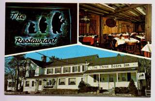 Three Bears Inn Restaurant 1960’s Westport, CT  