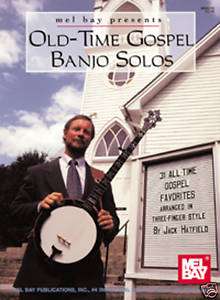 Old time Gospel Banjo Solos by Jack Hatfield Book & CD  