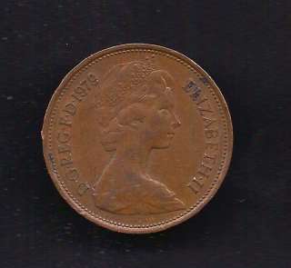 UK Great Britain 2 New Pence 1979 Coin KM # 916 Lot U8  