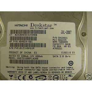  HP 404024 001 HP Genuine 80GB SATA/300 7.2K rpm Hard Drive 