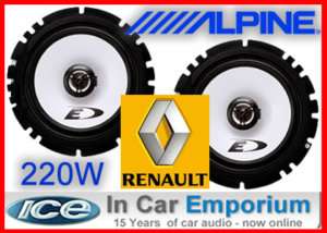 Renault 19 Cabrio Front door Speakers Alpine speakers  