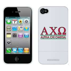  Alpha Chi Omega name on AT&T iPhone 4 Case by Coveroo 