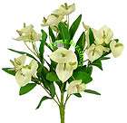 15 pretty mini anthurium artificial flower bush cream location united