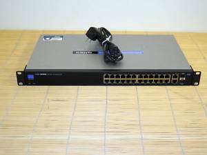 Cisco Linksys SLM224G 24 Port 10/100 2xSFP Switch  