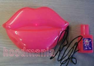 Disco Diva Girls Bedroom Kissy Lips Pink Door Bell  