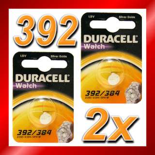 Duracell 392 384 AG3 LR41 SR41W Watch Batteries  