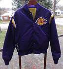 VTG 1980s Los Angeles Lakers L.A. Satin Purple Starter 