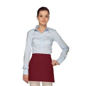  DayStar 140 Squared Waist Apron   Maroon   Embroidery 