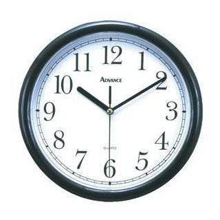   Wall Clock   13 Inches   White Dial with Black Frame
