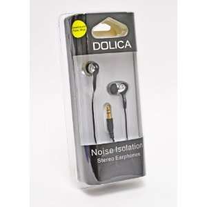 Dolica Noise Isolation Stereo Earphones HP 100B 
