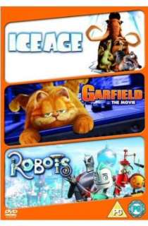 Robots/ Ice Age/ Garfield The Movie   DVD   New 5039036041546  