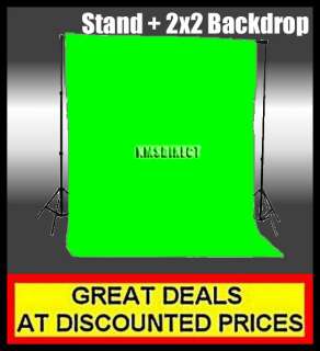 KMS Distributions   Studio Background Support Stand Green Backdrop 2m 