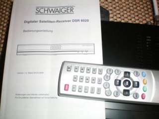 Schwaiger DSR6020 Digitaler Sat Receiver in Niedersachsen   Göttingen 
