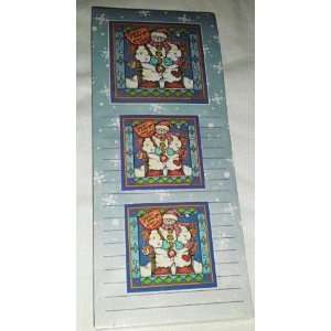 Inspirational Christmas Holiday Magnetic Memo Pad, Snowman (8.5 x 3.5 