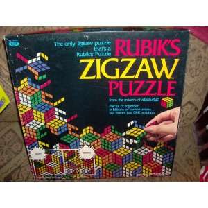    Rare 1982 Rubiks Zigzaw Puzzle By Ideal Toy Corp: Toys & Games