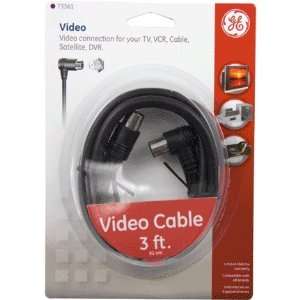  Jasco 73361 Black Video Coax Cable RG6 3 Electronics