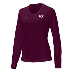 Virginia Tech Hokies Womens Long Sleeve T Shirt  Sports 