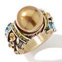 Heidi Daus Beguiling Baguettes Crystal Accented Ring 