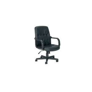  Black Leather Executive Swivel Chair by Coaster   535