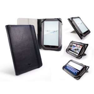   Faux Leather Case Cover For  Nook Color / Tablet   Black