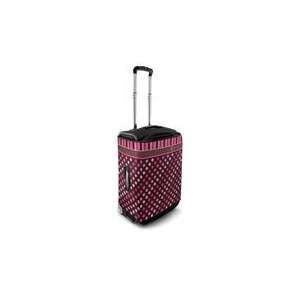Coverlugg Luggage Covers Large Brown & Pink Polka Dots / STYLISH COVER