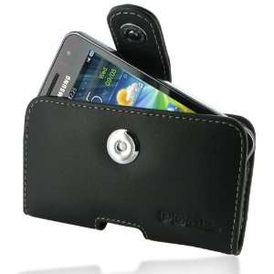   PDair P01 Black Leather Case for Samsung Wave M GT S7250 Electronics