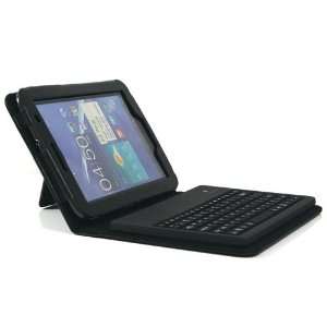  Leather Case Cover with Built in Stand and Wireless Bluetooth Typing 